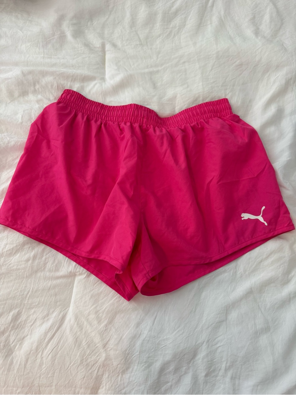 Puma Women’s Bright Pink Athletic Running Shorts